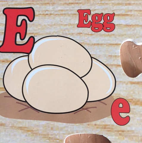 e is for egg