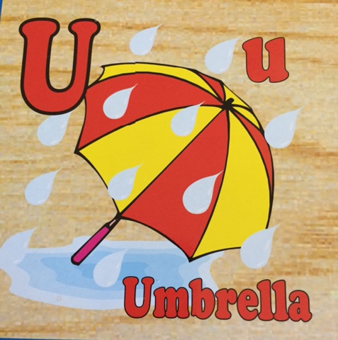 u is for umbrella
