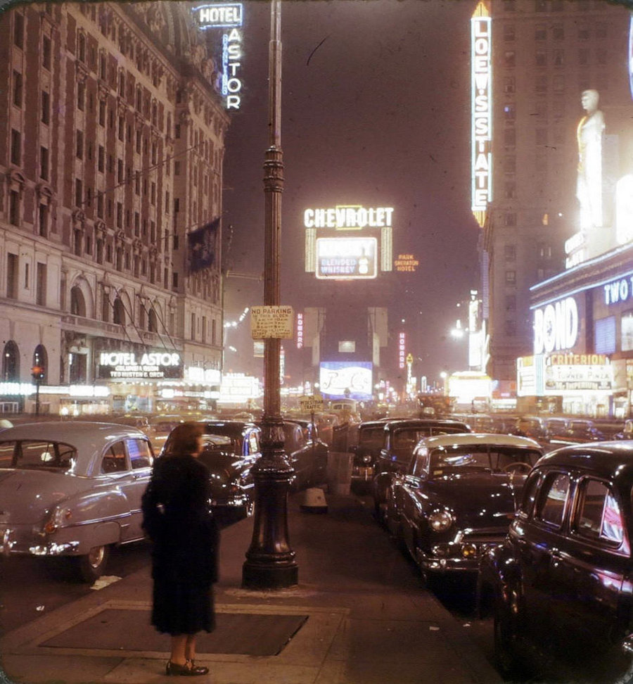 Time Square in the 1950s