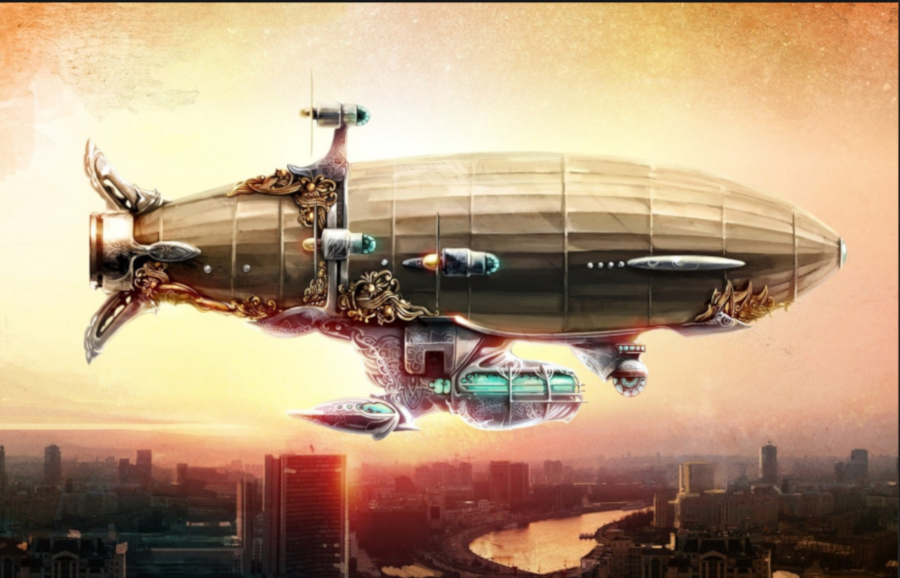 steampunk zeppelin