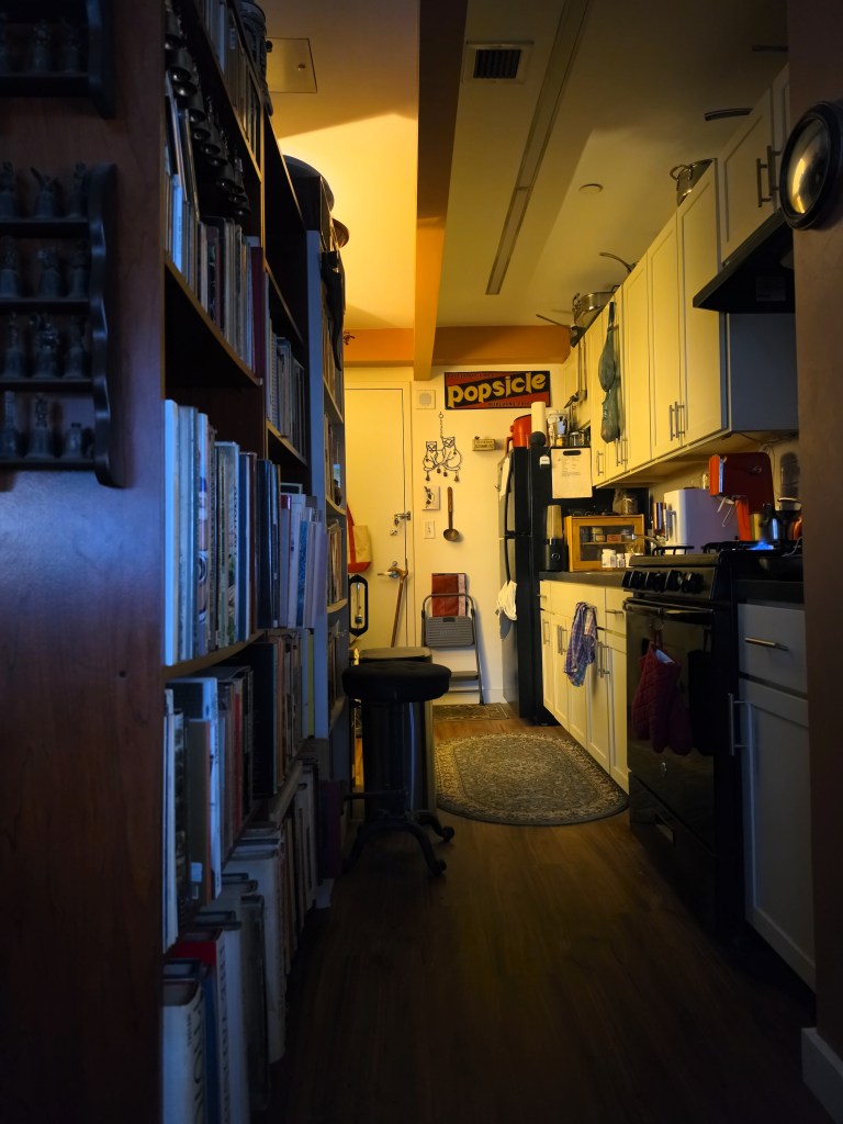 narrow kitchen
