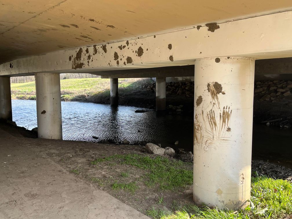 muddy bridge